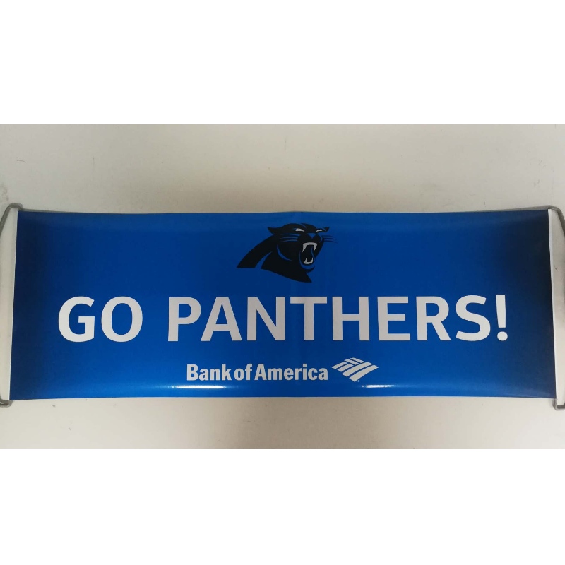 โลโก้ที่กำหนดเองมือถือ Roller Banner- Panthers 24x68CM